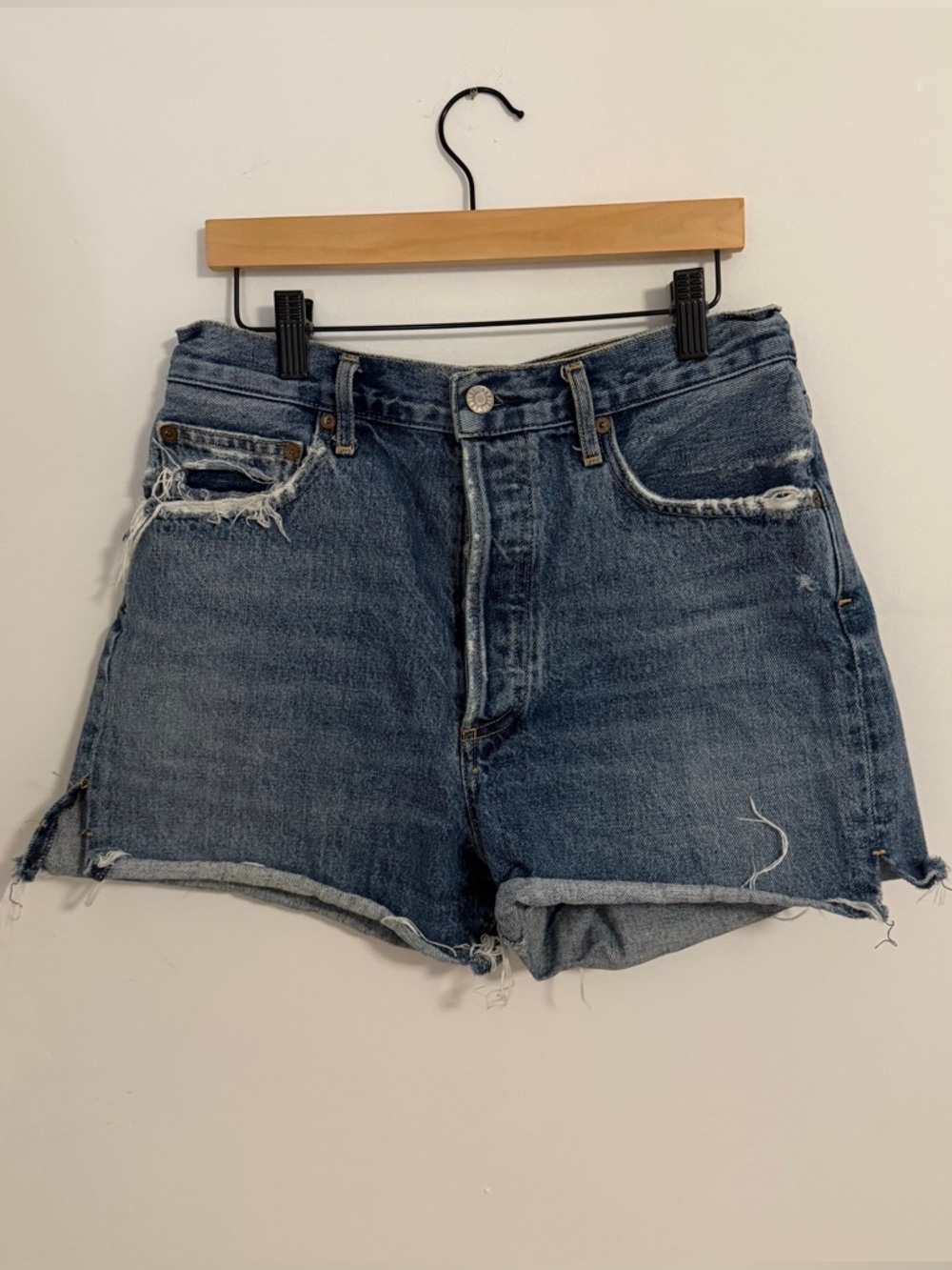 AGOLDE denim shorts
